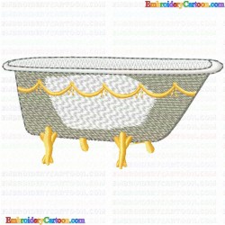 Bathtubs 11 Embroidery Design