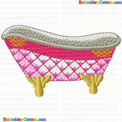 Bathtubs 14 Embroidery Design