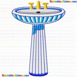 Bathtubs 15 Embroidery Design