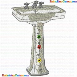 Bathtubs 4 Embroidery Design