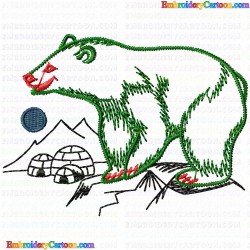 Bears 2 Embroidery Design