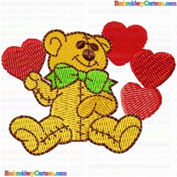 Bears 39 Embroidery Design