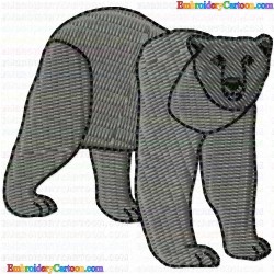 Bears 70 Embroidery Design