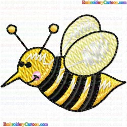 Bees 14 Embroidery Design