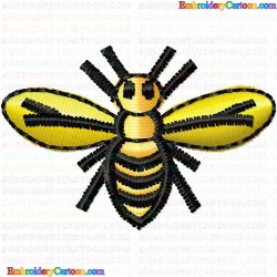 Bees 27 Embroidery Design