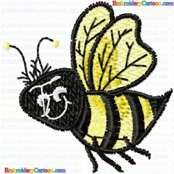 Bees 35 Embroidery Design