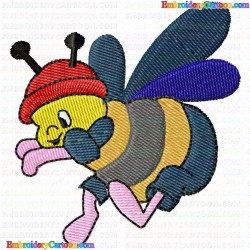 Bees 42 Embroidery Design