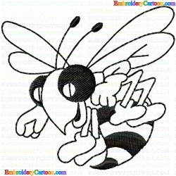 Bees 45 Embroidery Design