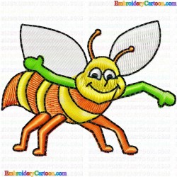 Bees 47 Embroidery Design