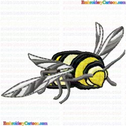 Bees 54 Embroidery Design