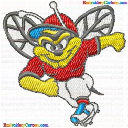 Bees 55 Embroidery Design