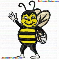 Bees 56 Embroidery Design