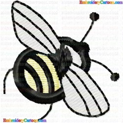 Bees 59 Embroidery Design