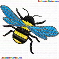 Bees 8 Embroidery Design