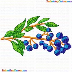 Berries 6 Embroidery Design