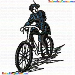 Bicycle 1 Embroidery Design