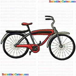 Bicycle 8 Embroidery Design