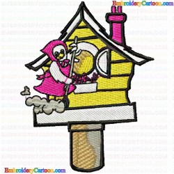 Bird Houses 122 Embroidery Design