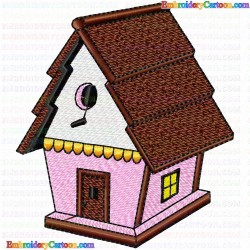 Bird Houses 32 Embroidery Design