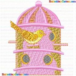 Bird Houses 38 Embroidery Design