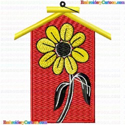 Bird Houses 67 Embroidery Design