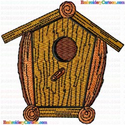 Bird Houses 70 Embroidery Design