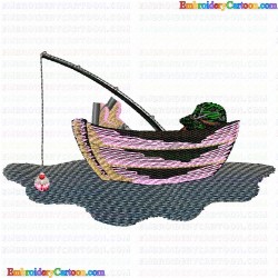 Boats 100 Embroidery Design