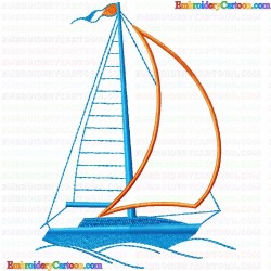 Boats 118 Embroidery Design