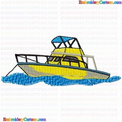 Boats 127 Embroidery Design