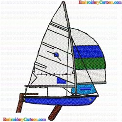 Boats 159 Embroidery Design