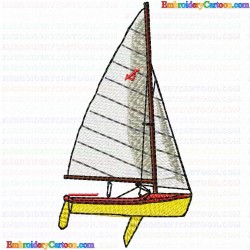 Boats 161 Embroidery Design