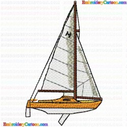 Boats 167 Embroidery Design