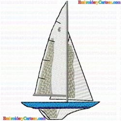 Boats 169 Embroidery Design