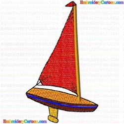 Boats 173 Embroidery Design