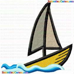 Boats 181 Embroidery Design