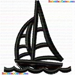 Boats 1 Embroidery Design