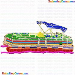 Boats 22 Embroidery Design