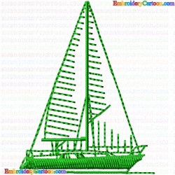 Boats 27 Embroidery Design