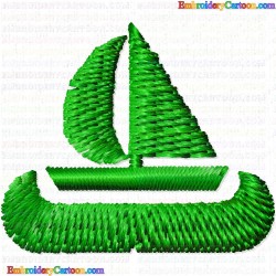 Boats 29 Embroidery Design