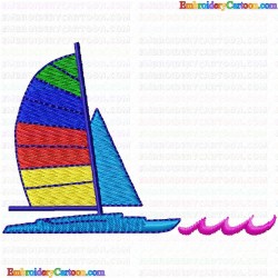 Boats 31 Embroidery Design