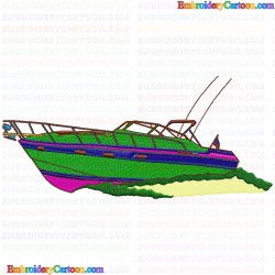 Boats 38 Embroidery Design