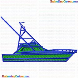 Boats 44 Embroidery Design