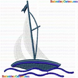 Boats 7 Embroidery Design