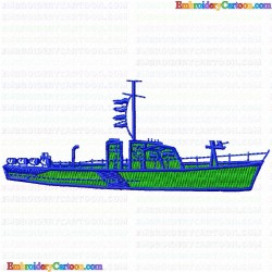 Boats 89 Embroidery Design