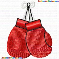 Boxing 8 Embroidery Design