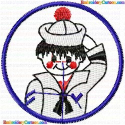 Boys 5 Embroidery Design