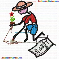 Boys 9 Embroidery Design