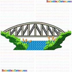 Bridges 3 Embroidery Design
