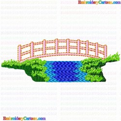 Bridges 4 Embroidery Design