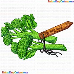 Broccoli 1 Embroidery Design